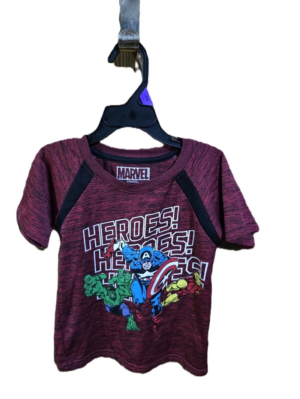 Marvel Heroes T-Shirt Boys Size 5/6